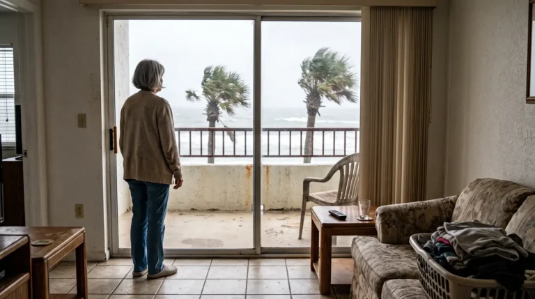 Condo owner watches hurricane winds bend palms from balcony as HOA hurricane deductible looms